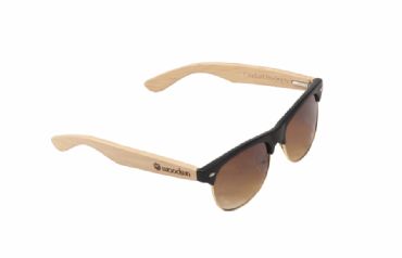  Gafas de sol de madera MIX Natural de Bamb  & Brown lens