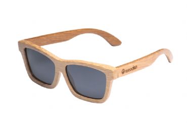  Gafas de sol de madera Natural Carbonized  de Bamb  &  Black lens con el precio mas bajo