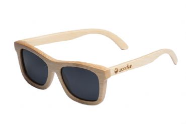 Gafas de sol de madera Natural  de Bamb  & Black  lens