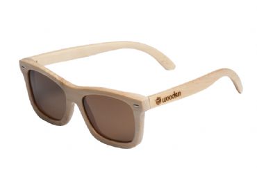 Gafas de sol de madera Natural  de Bamb  & Brown lens