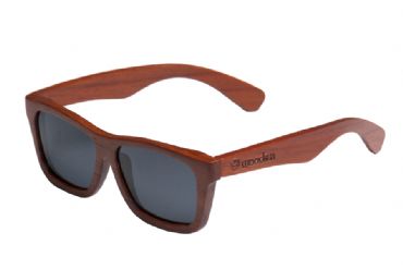 Gafas de sol de madera Natural de Rose  & Black lens