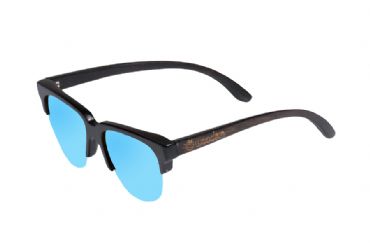 Gafas de sol de madera painted bamboo & strong blue Gass