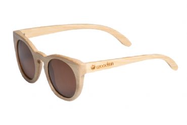 Gafas de sol de madera Natural bamboo & Brown lens