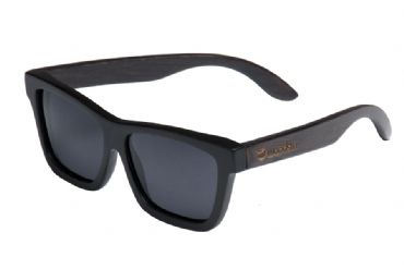  Gafas de sol de madera Natural Painted  de Bamb  &  Black lens