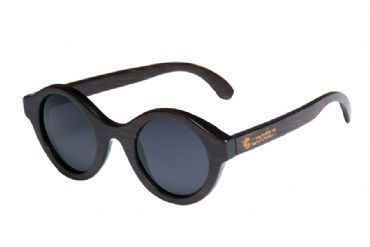  Gafas de sol de madera Natural Painted  de Bamb  & Black lens