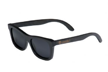 Gafas de sol de madera Natural Painted de Bamb & Black  lens