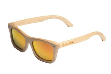 Gafas de sol de madera Natural  de Bamb  & Orange lens